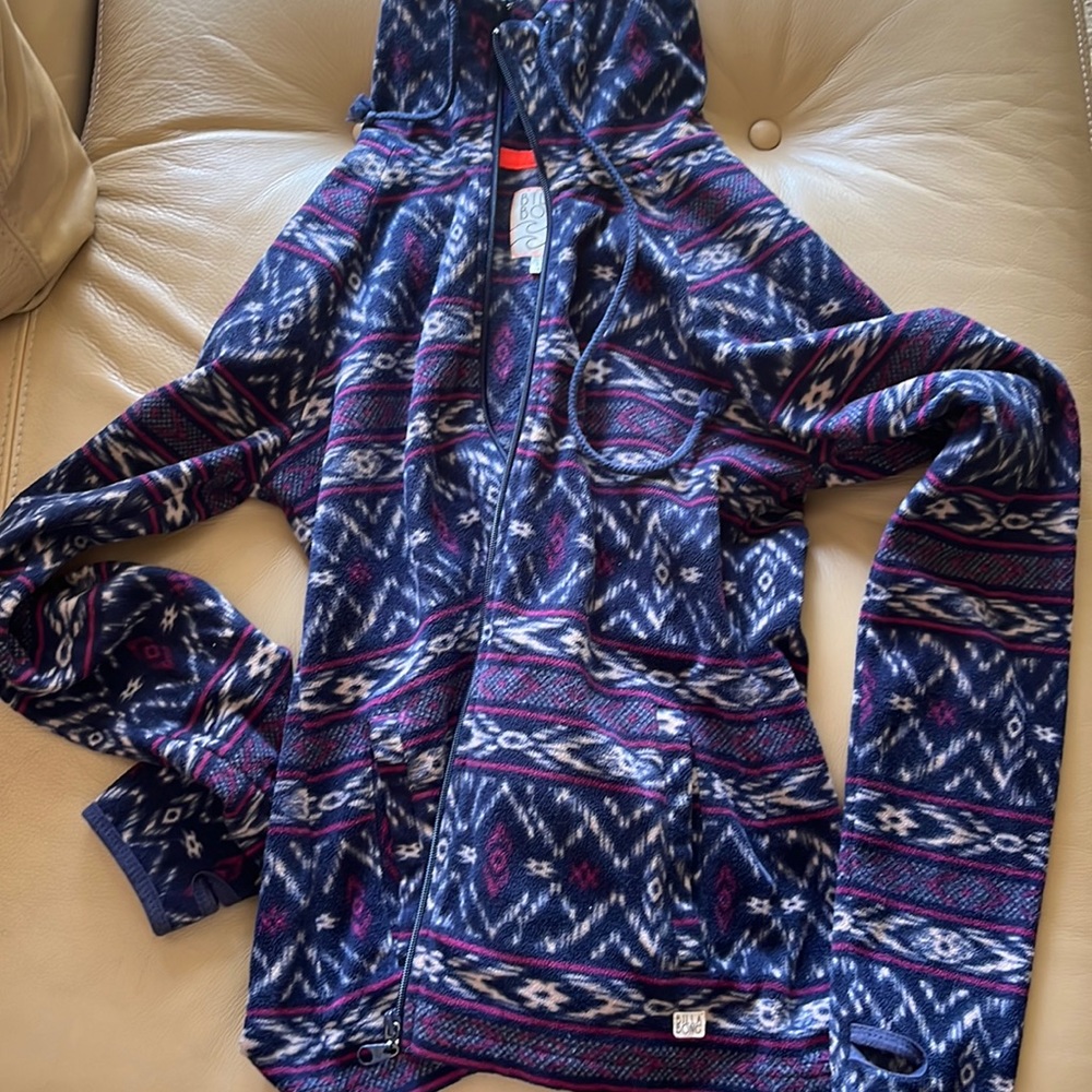 Billabong fleece zip up jacket